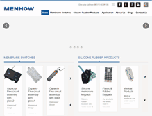Tablet Screenshot of menhow.com